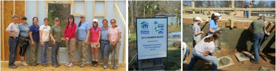 Greencraft :: LeAnn from Greencraft volunteers for the 2012 Woman Build Home with the Asheville Home Builder's Association.